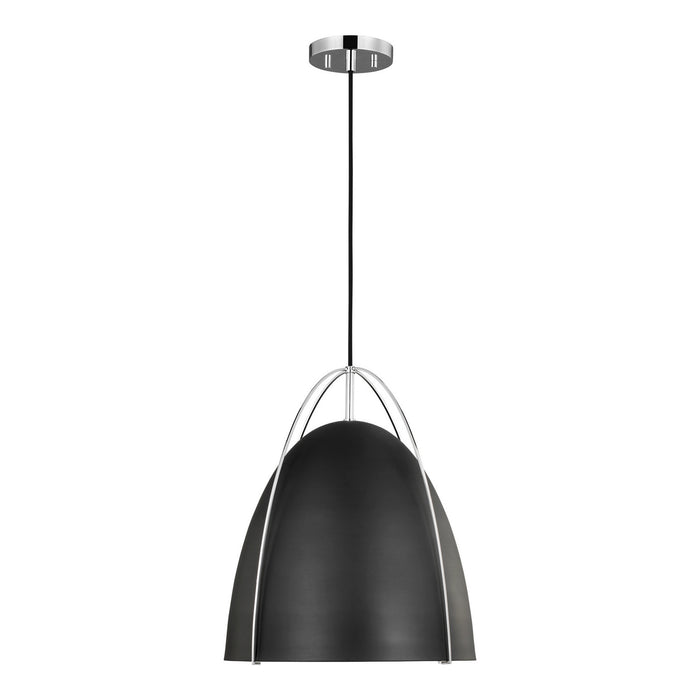 Generation Lighting - 6651701-05 - One Light Pendant - Norman - Chrome