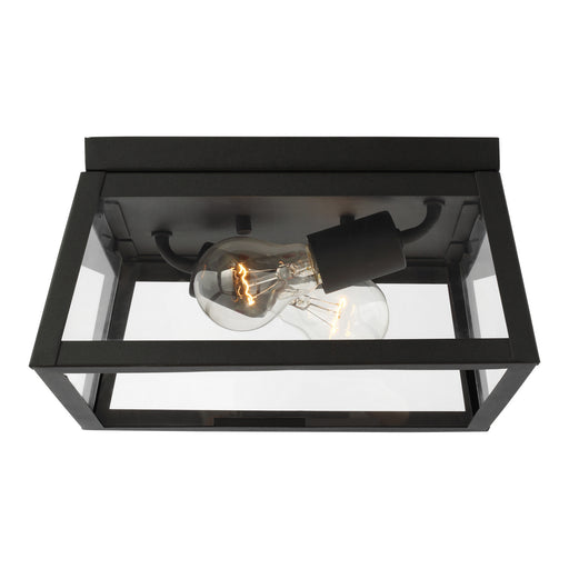 Generation Lighting - 7848402-12 - Two Light Outdoor Flush Mount - Founders - Black