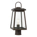Generation Lighting - 8248401EN3-71 - One Light Outdoor Post Lantern - Founders - Antique Bronze