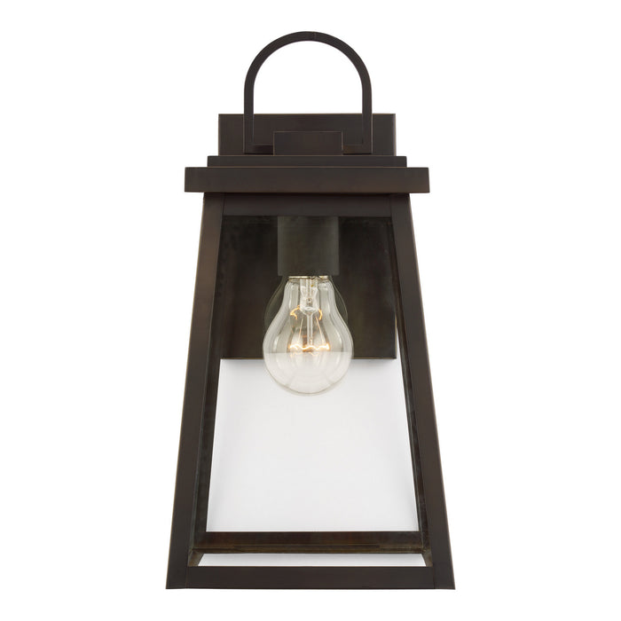 Generation Lighting - 8648401EN3-71 - One Light Outdoor Wall Lantern - Founders - Antique Bronze