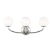 Generation Lighting - AEV1013PN - Three Light Vanity - Galassia - Polished Nickel