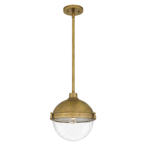 Quoizel - PIN1512WS - One Light Mini Pendant - Perrine - Weathered Brass