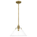 Quoizel - QPP5343WS - One Light Mini Pendant - Jessup - Weathered Brass