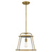 Quoizel - QPP5344WS - One Light Mini Pendant - Cardiff - Weathered Brass