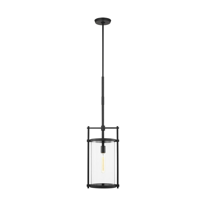 Generation Lighting - CO1341TXB - One Light Outdoor Pendant - Eastham - Textured Black