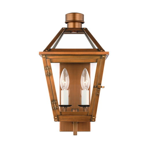 Generation Lighting - CO1392NCP - Two Light Wall Lantern - Hyannis - Natural Copper
