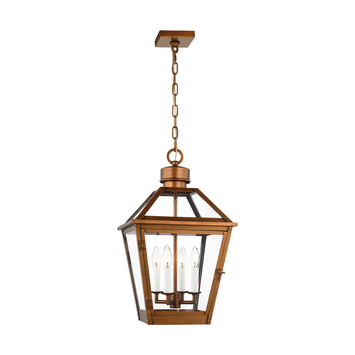 Generation Lighting - CO1424NCP - Four Light Pendant - Hyannis - Natural Copper