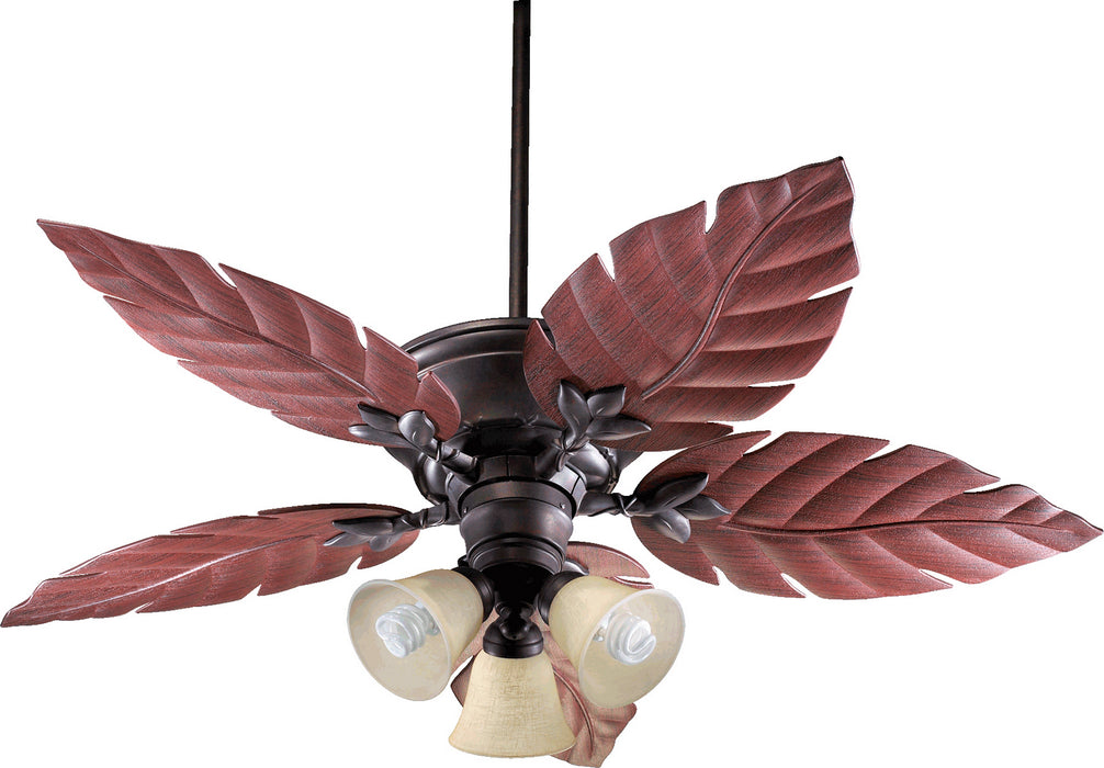 52``Patio Fan from the Monaco collection in Toasted Sienna finish