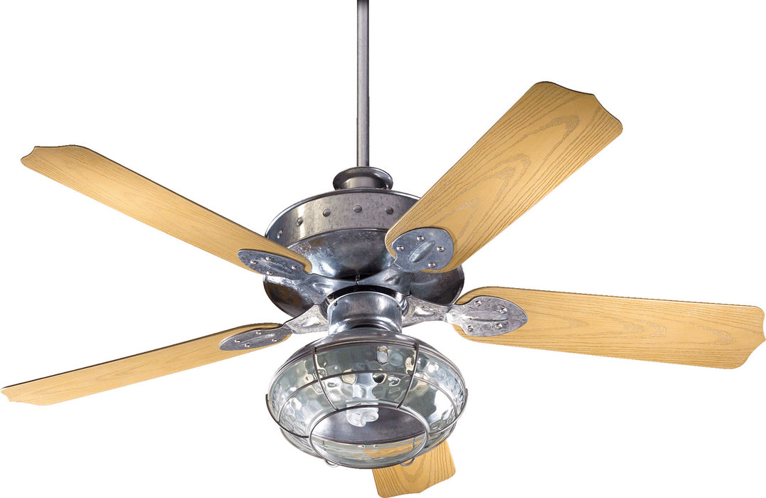 52``Patio Fan from the Hudson collection in Galvanized finish