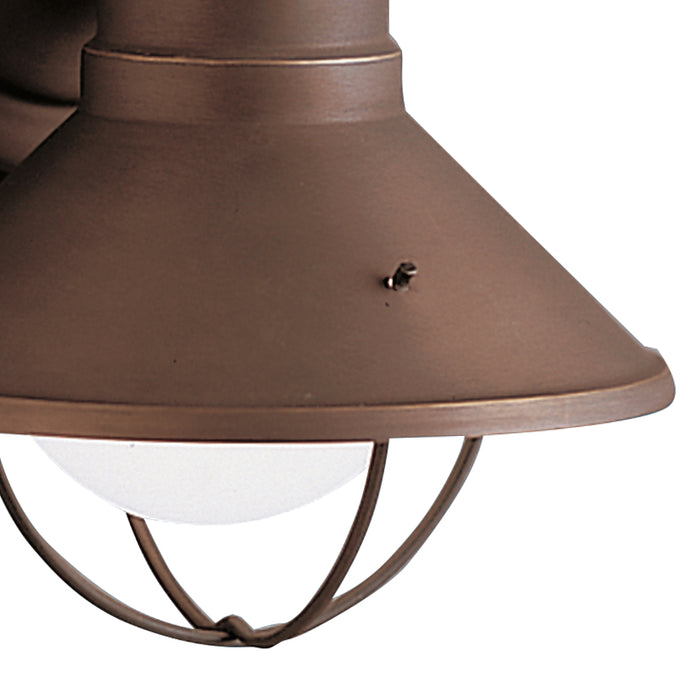 One Light Outdoor Wall Mount from the Seaside collection in Olde Bronze finish
