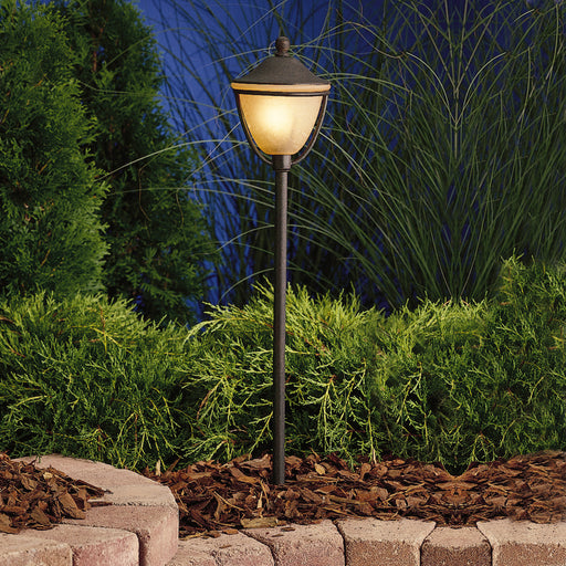 Kichler - 15367TZT - One Light Path & Spread - No Family - Textured Tannery Bronze