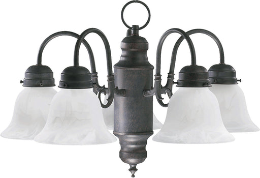 Quorum - 6429-5-44 - Five Light Chandelier - Chandeliers Sienna - Toasted Sienna