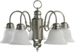 Quorum - 6429-5-65 - Five Light Chandelier - Chandeliers Satin Nickel - Satin Nickel