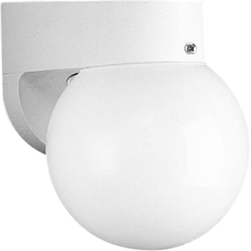 Progress Lighting - P5813-30 - One Light Wall Bracket - Polycarbonate - White