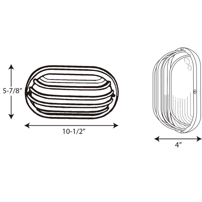 One Light Wall Bracket from the Polycarbonate Outdoor collection in White finish