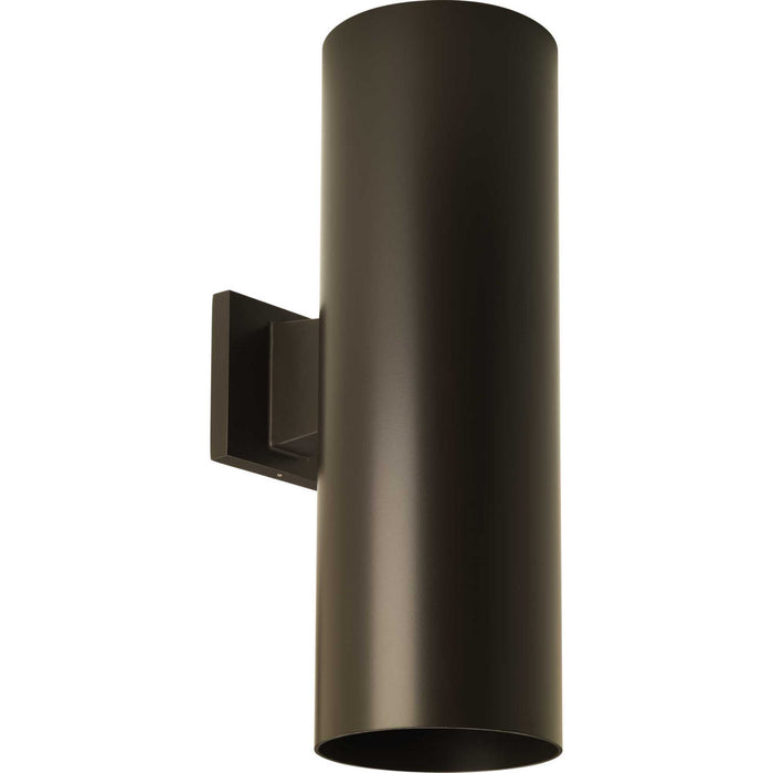 Two Light Wall Lantern from the Cylinder collection in Antique Bronze finish