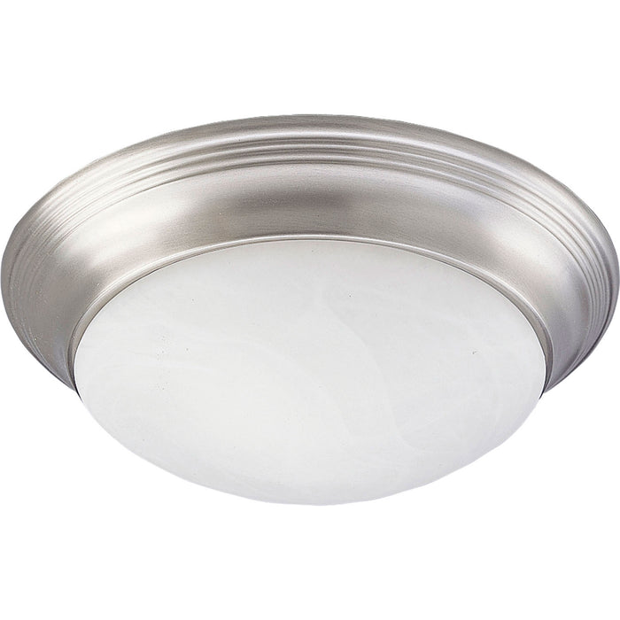 Progress Lighting - P3689-09 - Two Light Close-to-Ceiling - Alabaster Glass - Brushed Nickel