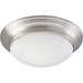 Progress Lighting - P3689-09 - Two Light Close-to-Ceiling - Alabaster Glass - Brushed Nickel