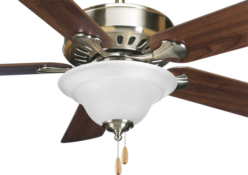 52``Ceiling Fan from the AirPro Performance collection in Brushed Nickel finish