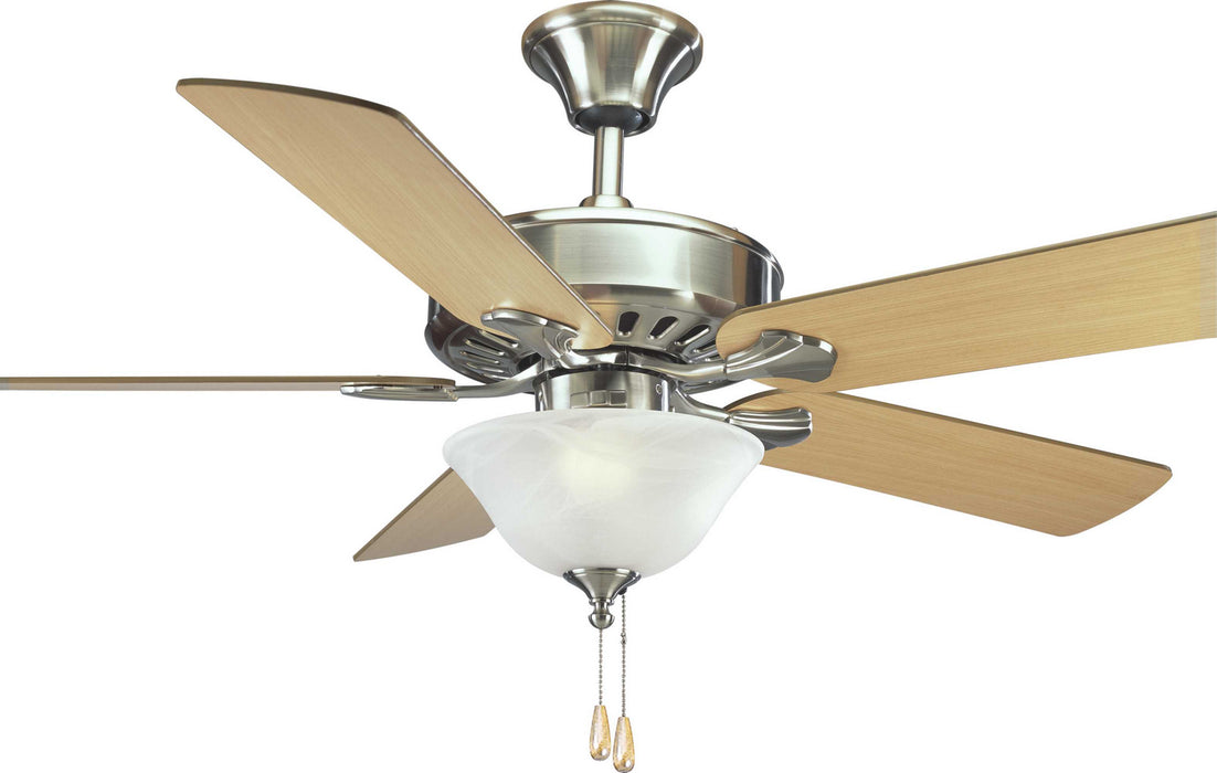 52``Ceiling Fan from the AirPro Performance collection in Brushed Nickel finish