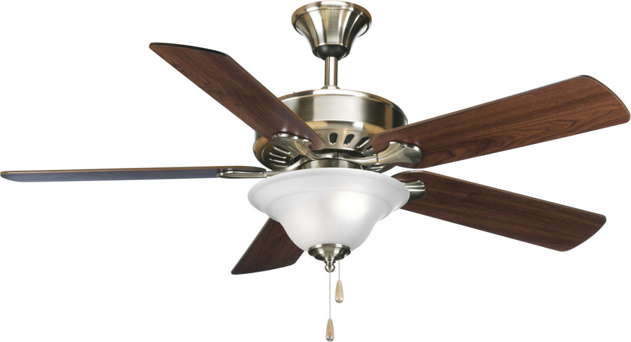 52``Ceiling Fan from the AirPro Performance collection in Brushed Nickel finish