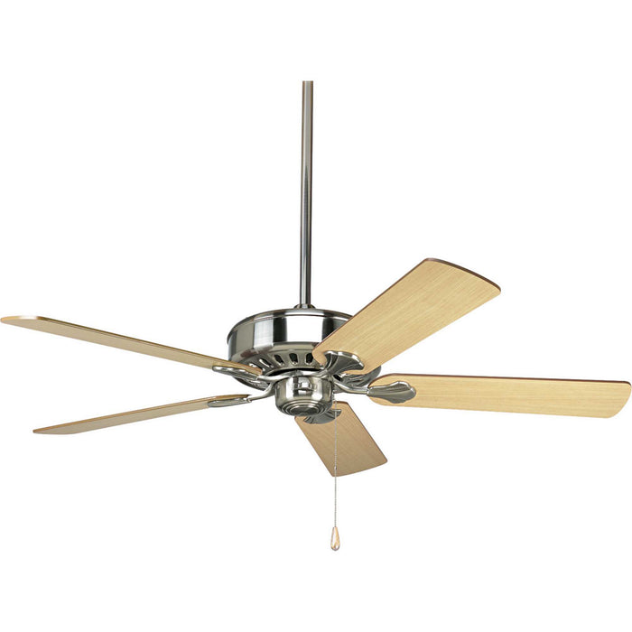 Progress Lighting - P2503-09 - 52``Ceiling Fan - AirPro Performance - Brushed Nickel