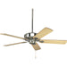 Progress Lighting - P2503-09 - 52``Ceiling Fan - AirPro Performance - Brushed Nickel