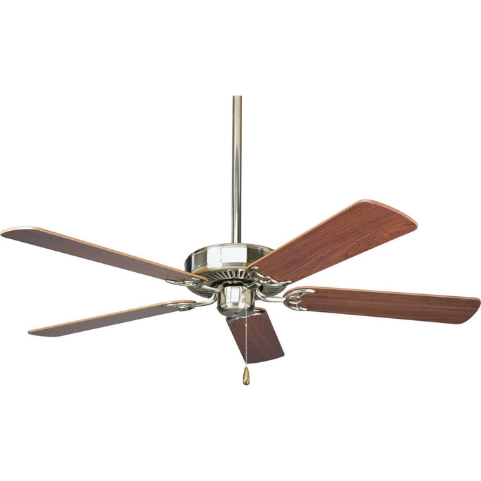 52``Ceiling Fan from the AirPro Builder collection in Brushed Nickel finish