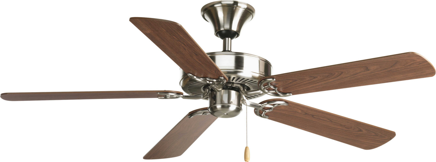 52``Ceiling Fan from the AirPro Builder collection in Brushed Nickel finish