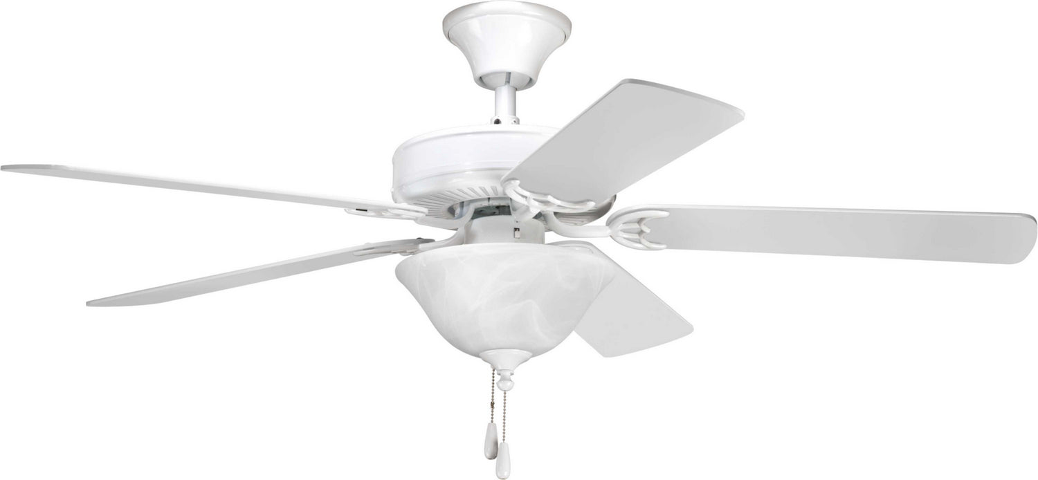 52``Ceiling Fan from the AirPro Builder collection in White finish