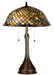Meyda Tiffany - 28369 - Two Light Table Lamp - Tiffany Fishscale - Mahogany Bronze