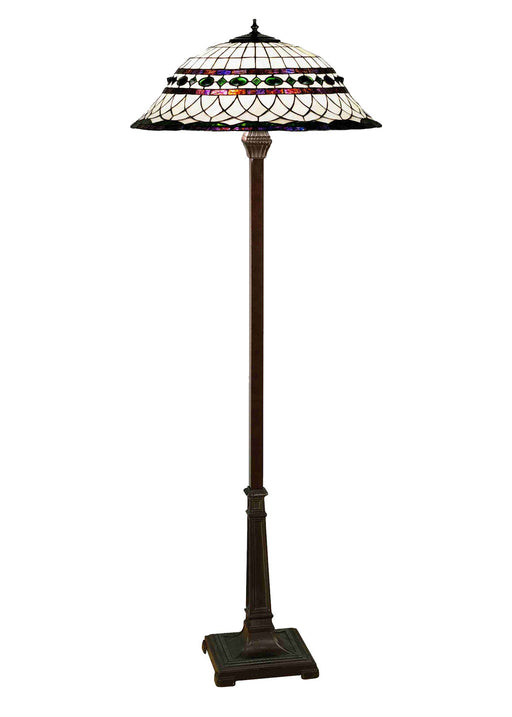 Meyda Tiffany - 30369 - Two Light Floor Lamp - Tiffany Roman - Craftsman Brown