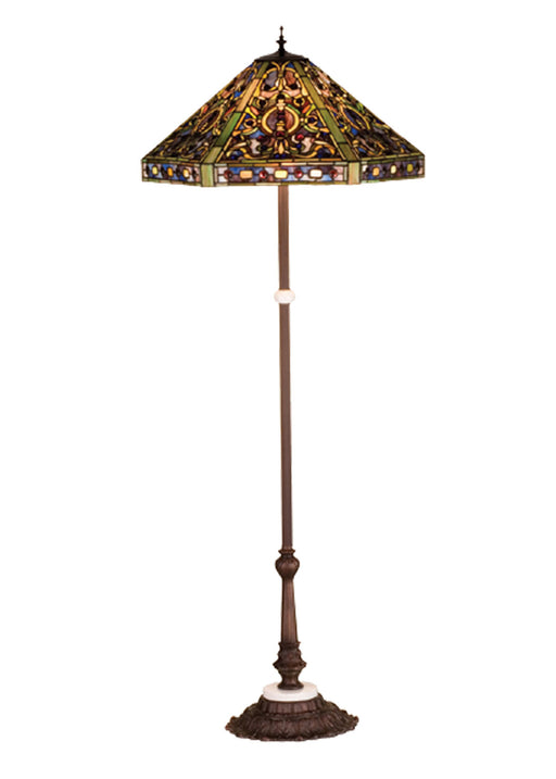 Meyda Tiffany - 31116 - Floor Lamp - Tiffany Elizabethan - Rust