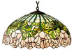 Meyda Tiffany - 31144 - Three Light Pendant - Tiffany Cabbage Rose - Tarnished Copper