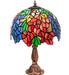 Meyda Tiffany - 26587 - One Light Accent Lamp - Tiffany Laburnum - Burgundy Purple/Blue