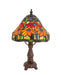 Meyda Tiffany - 26633 - One Light Mini Lamp - Poinsettia - Gyb Flame Orange