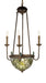 Meyda Tiffany - 49261 - Five Light Chandelier - Lotus Bud - Antique Copper