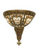 Meyda Tiffany - 50243 - Two Light Wall Sconce - Fleur-De-Lis - Verdigris,Copper
