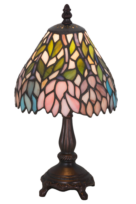 Meyda Tiffany - 27294 - One Light Mini Lamp - Wisteria - Mahogany Bronze