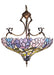 Meyda Tiffany - 30450 - Three Light Inverted Pendant - Wisteria - Antique Nickel