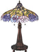 Meyda Tiffany - 30452 - Two Light Table Lamp - Wisteria - Beige Pink Pr Purple/Blue