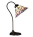 Meyda Tiffany - 26590 - One Light Desk Lamp - Daffodil Bell - Ca Pink