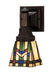 Meyda Tiffany - 25894 - One Light Wall Sconce - Prairie Wheat - Beige Burgundy Lt Blue Green