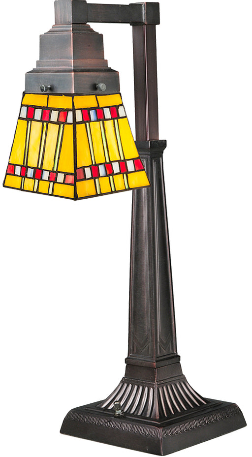 Meyda Tiffany - 27657 - One Light Desk Lamp - Prairie Corn - Mahogany Bronze