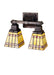 Meyda Tiffany - 24278 - Two Light Wall Sconce - Prairie Corn - Rust