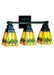 Meyda Tiffany - 48034 - Three Light Wall Sconce - Martini Mission - Ha Flame
