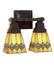 Meyda Tiffany - 48190 - Two Light Wall Sconce - Martini Mission - Antique Brass