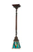 Meyda Tiffany - 48974 - One Light Mini Pendant - Valencia Mission - Ebna Amber Beige