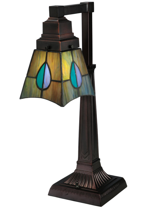Meyda Tiffany - 27637 - One Light Desk Lamp - Mackintosh Leaf - Rust
