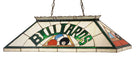 Meyda Tiffany - 47976 - Six Light Oblong Pendant - Billiard & Rack - Beige Green Green